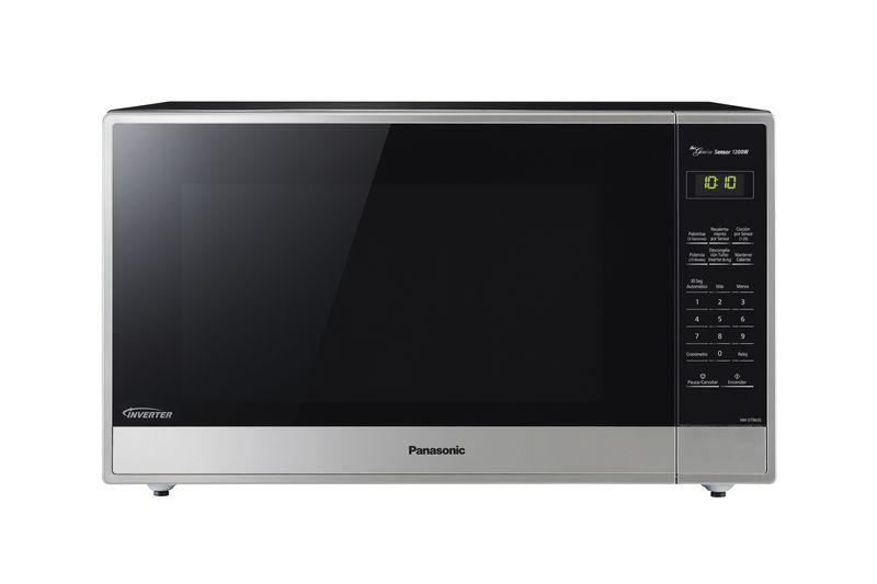 MICROONDAS 4-EN-1 VAPOR, GRILL, HORNO | INVERTER PANASONIC | FLAT CAVITY  (SIN PLATO GIRATORIO) | 23 MENUS DE AUTO COCCION