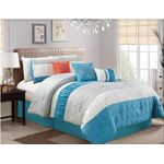 Edredon American Classic Queen Size de 6 piezas