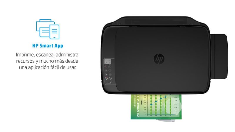 Impresora Multifuncional HP InkTank Wireless 415, Imprime/Escanea