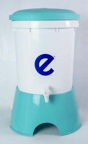 Filtro de Agua Ecofiltro 22 Litros plástico Celeste