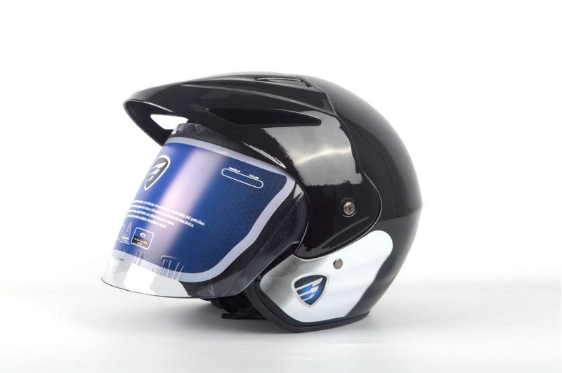 Casco corto con dot best sale negro italika