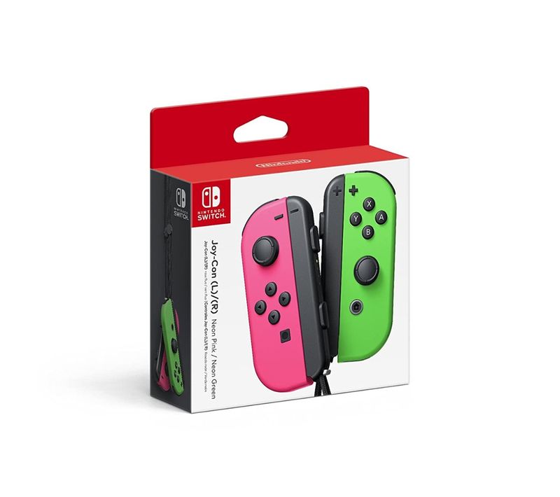 Nintendo Switch Joycon Control Verde/Rosa