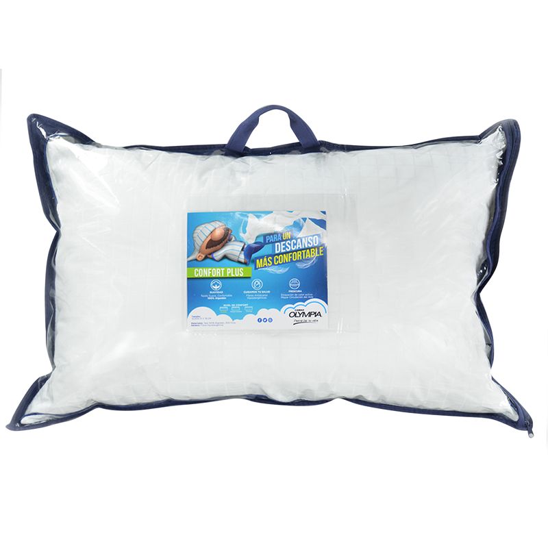 Almohada Dreamer Plus 60x40 Blanca X1 Un MUEBLES ONLINE