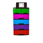 Gavetero Vanity Plastimas con Llavin - Rattan - Combinado