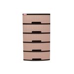 Gavetero Clasico Plastimas - 5N - Rattan - Cocoa