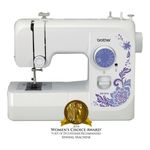 Brother Maquina de Coser XM1010 Blanco 10 Puntadas Costura Recta y