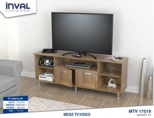 Mesa para TV y Video Éxito INVAL Amaretto MTV17519