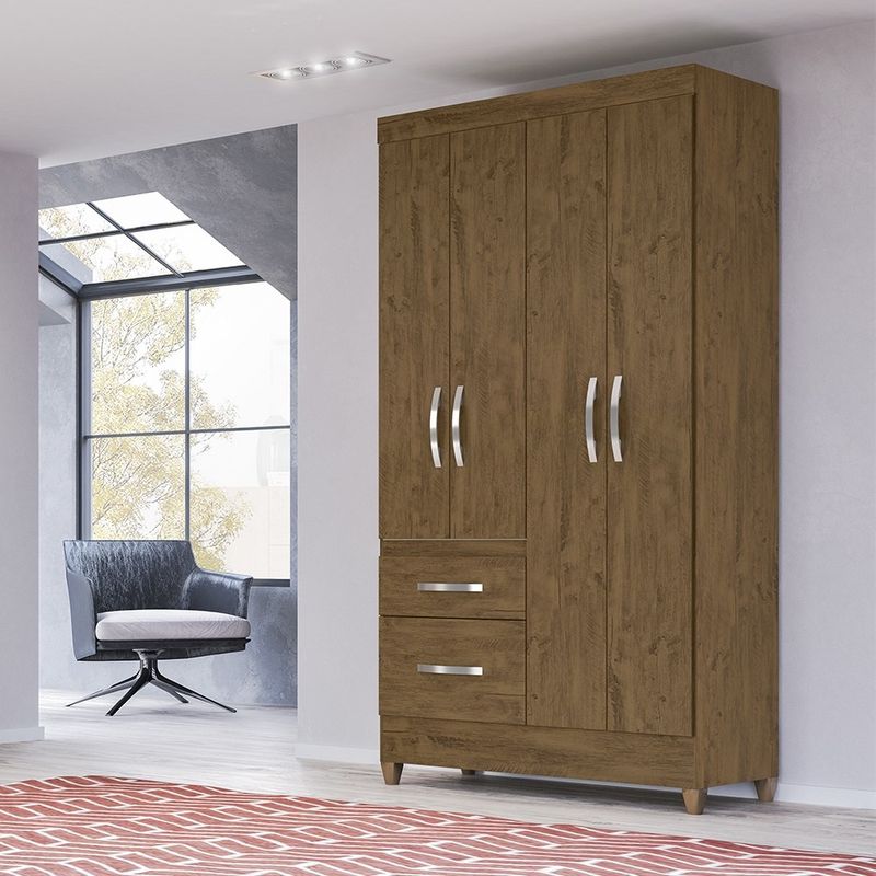 Ropero Madrid Primiun con 3 Puertas con 2 Gavetas