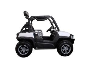 Carrito Eléctrico tipo Jeep para niños variedad de diseños Blanco