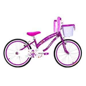 Bicicleta infantil Rali Polly R16 Morada con Canasta