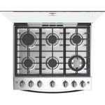 Estufa de Piso a Gas Whirlpool de 30 Pulgadas con Capelo LWFR5000D