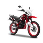 Moto Doble Proposito DM150 Italika Rojo/Negro