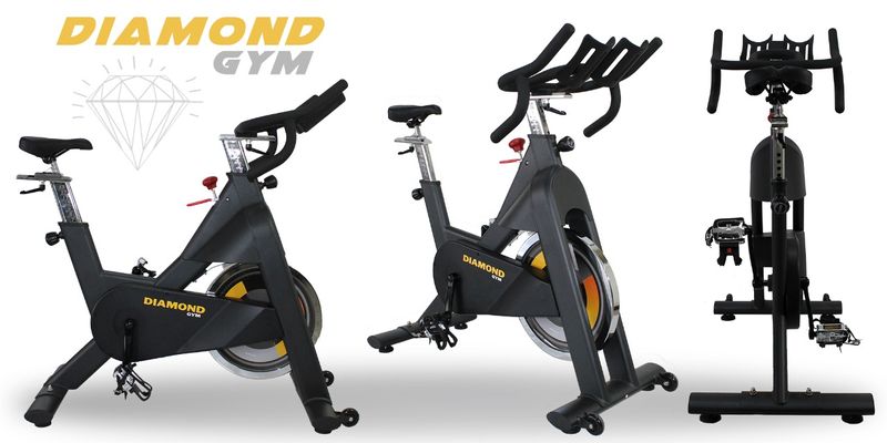 Bicicleta Estacionaria Spinning Diamond Gym Bgb203Belt BS037