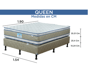 Set Queen Size Olympia Brisa Doble Confort