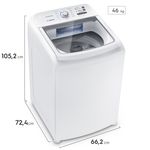 Lavadora Frigidaire de 20 Libras FWAB20J4EBGUW con agitador