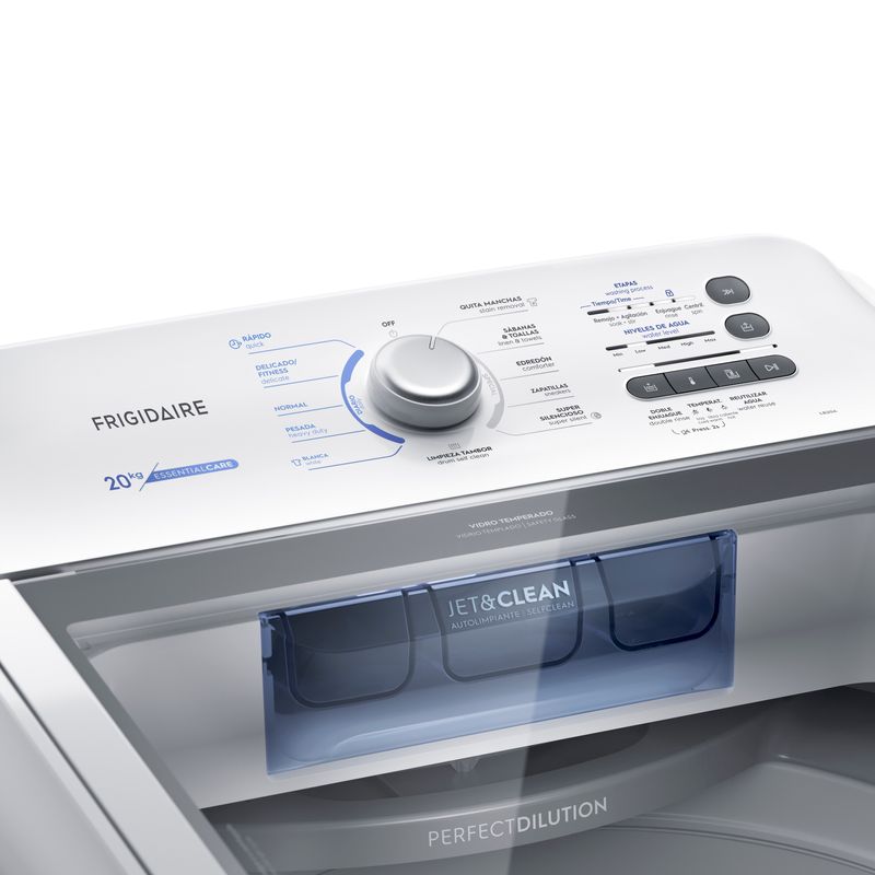 Lavadora Frigidaire de 20 Libras FWAB20J4EBGUW con agitador