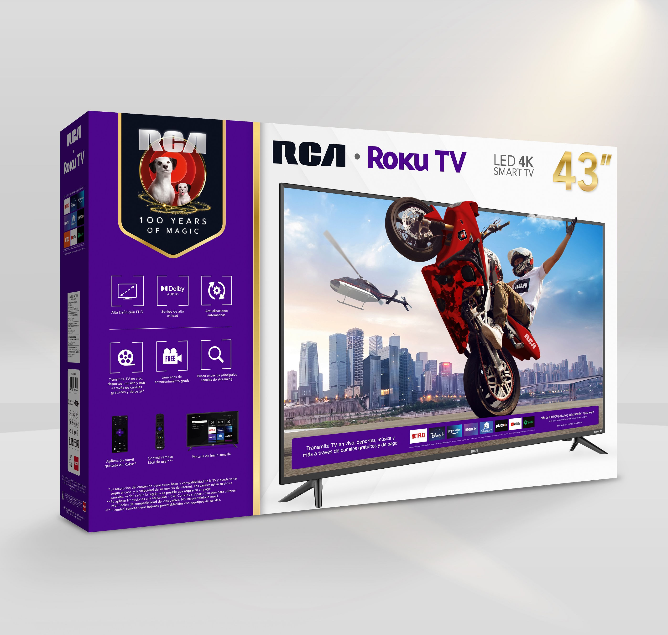 Smart Tv HD RCA ROKU 32 RC32RK, Wi-F