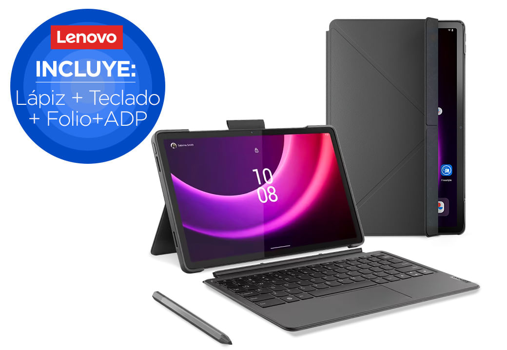 LENOVO Tablet Lenovo Tab P11 4G LTE Ram 6GB 128GB 11 Gris Teclado y Lápiz