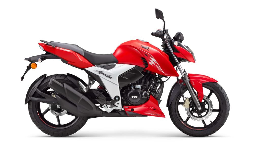 apache rtr 160 rojo