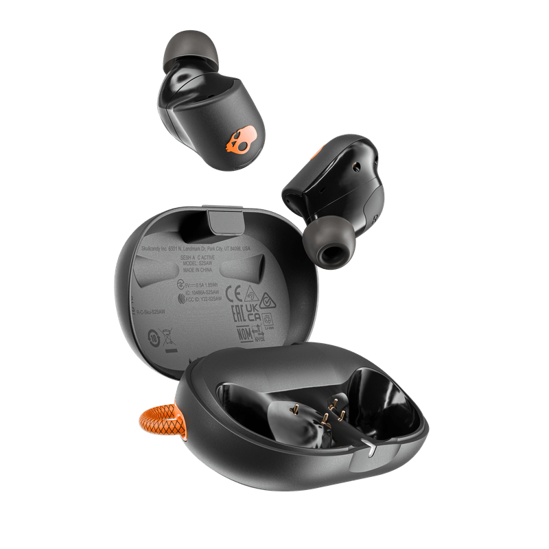 Sesh-ANC-Active_Black-Orange_S2SAW-S749_Buds-Case-Open-Hero_v003.png